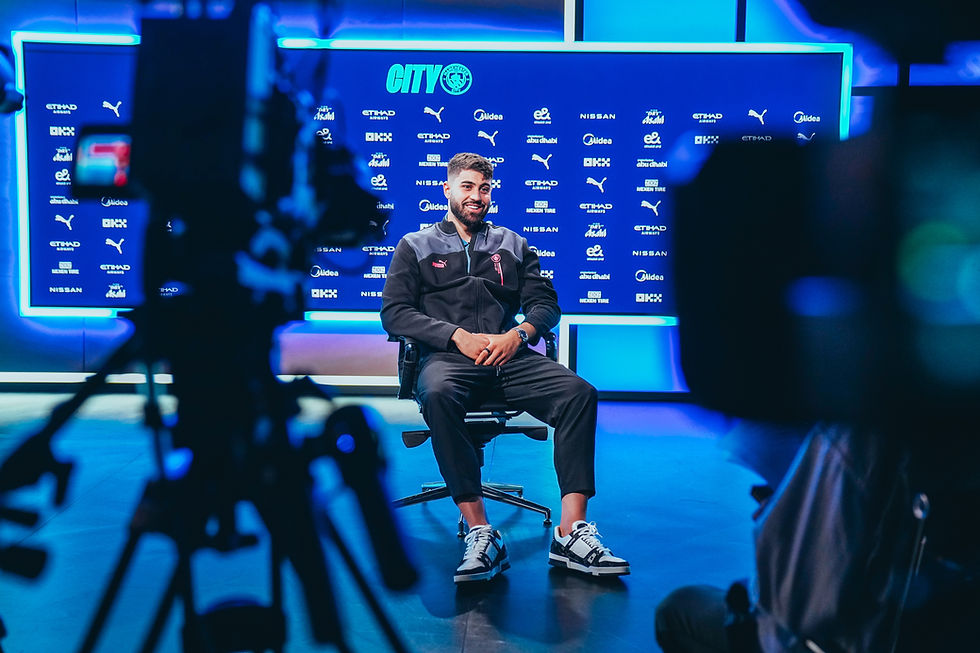 Media interview Man City