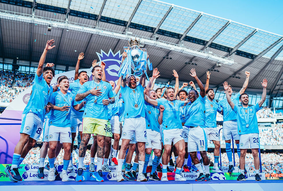 Man City Celebrate